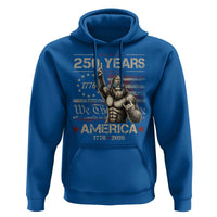 Bigfoot Sasquatch USA 250th Anniversary Hoodie Retro 250 Years 1776 2026 4th of July Independence Day