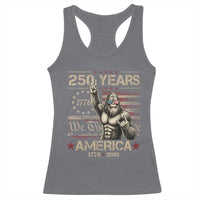 Bigfoot Sasquatch USA 250th Anniversary Racerback Tank Top Retro 250 Years 1776 2026 4th of July Independence Day