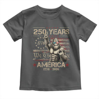Bigfoot Sasquatch USA 250th Anniversary Toddler T Shirt Retro 250 Years 1776 2026 4th of July Independence Day