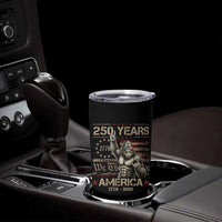 Bigfoot Sasquatch USA 250th Anniversary Tumbler Cup Retro 250 Years 1776 2026 4th of July Independence Day