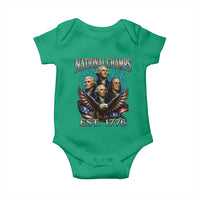 Founding Fathers USA 250th Anniversary Baby Onesie Vintage National Champions 250 Years Patriotic American Flag