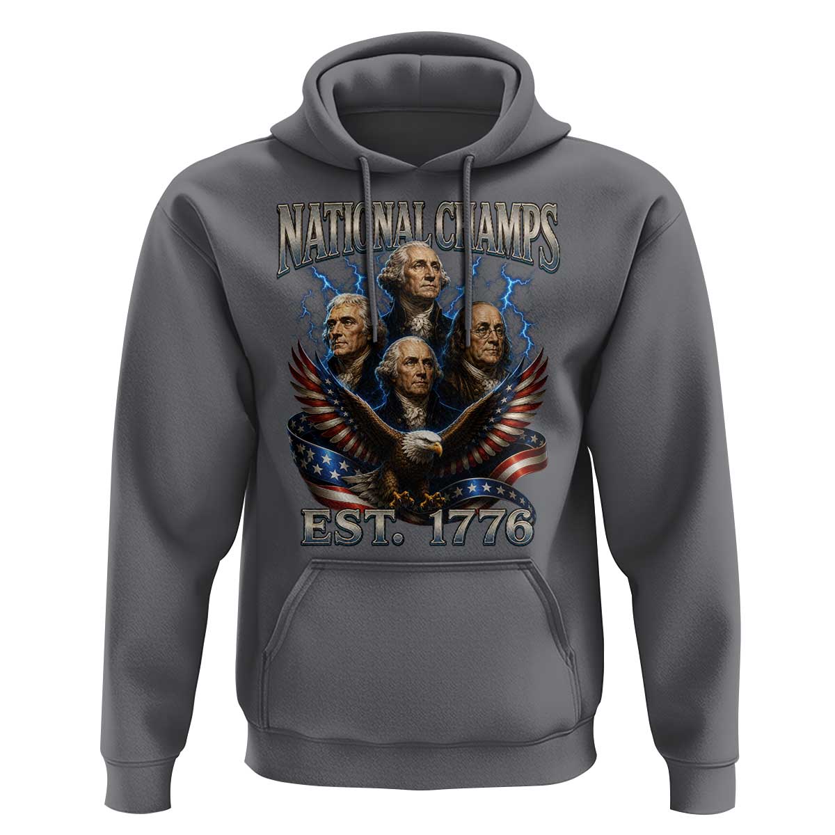 Founding Fathers USA 250th Anniversary Hoodie Vintage National Champions 250 Years Patriotic American Flag