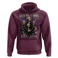 Founding Fathers USA 250th Anniversary Hoodie Vintage National Champions 250 Years Patriotic American Flag