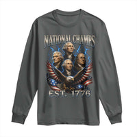 Founding Fathers USA 250th Anniversary Long Sleeve Shirt Vintage National Champions 250 Years Patriotic American Flag