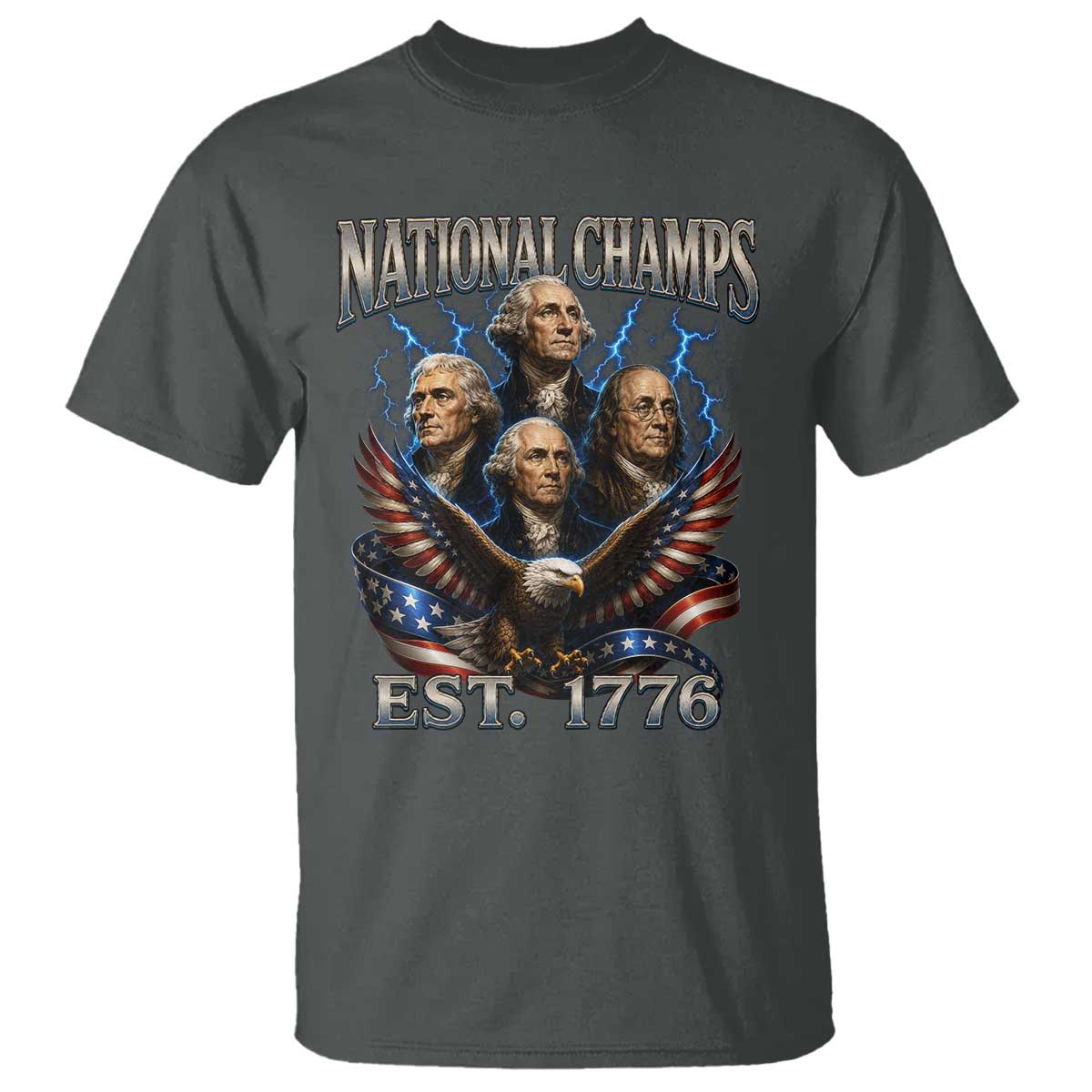 Founding Fathers USA 250th Anniversary T Shirt Vintage National Champions 250 Years Patriotic American Flag