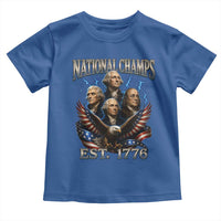 Founding Fathers USA 250th Anniversary Toddler T Shirt Vintage National Champions 250 Years Patriotic American Flag