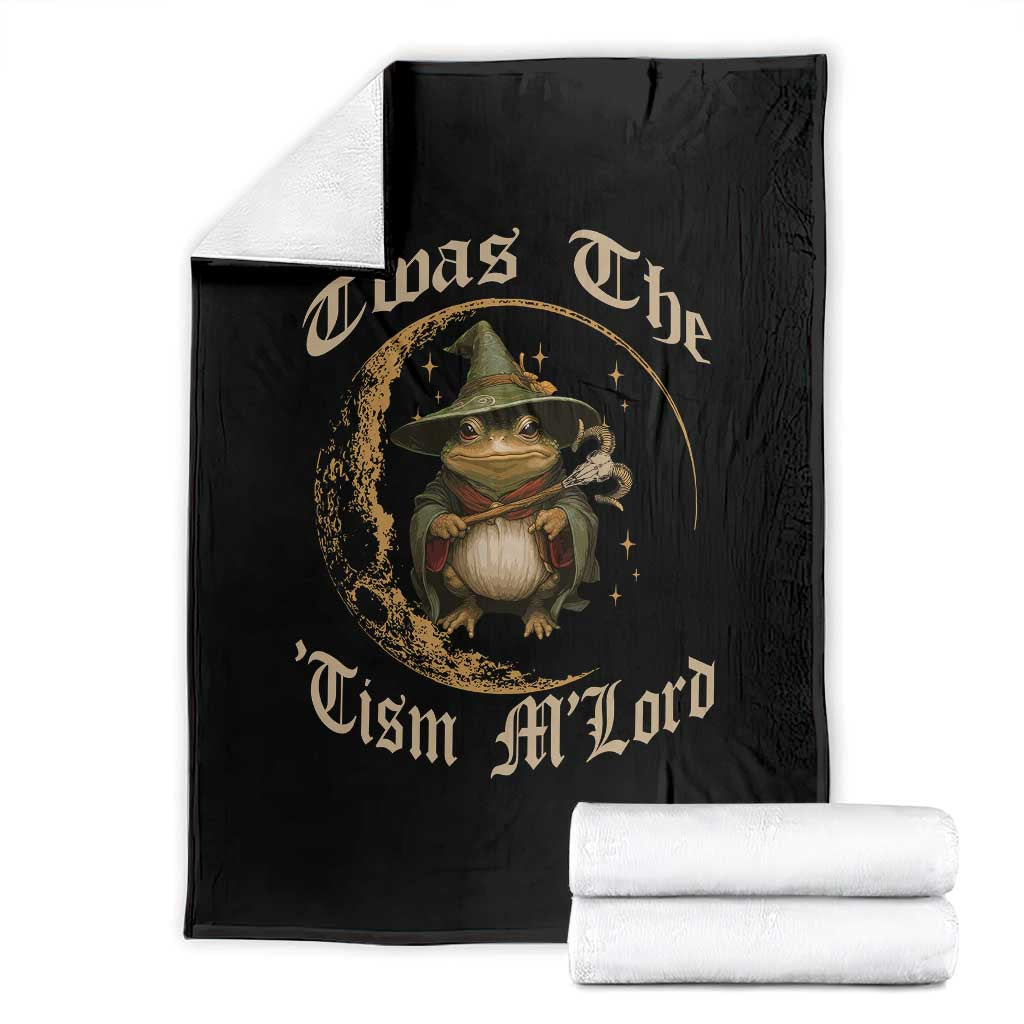 Twas the Tism MLord Frog Throw Blanket Funny Anti Social Meme