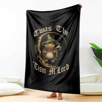 Twas the Tism MLord Frog Throw Blanket Funny Anti Social Meme