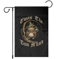 Twas the Tism MLord Frog Garden Flag Funny Anti Social Meme
