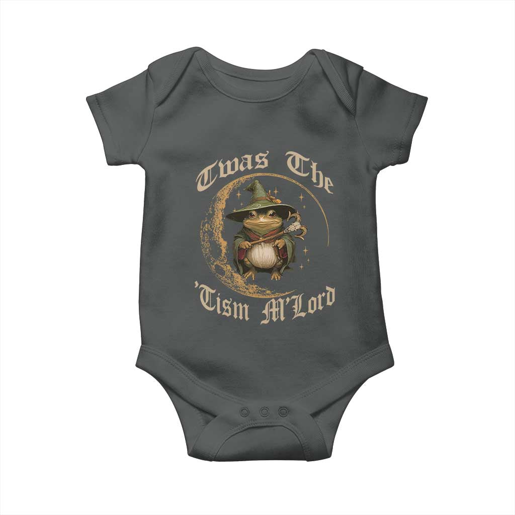 Twas the Tism MLord Frog Baby Onesie Funny Anti Social Meme