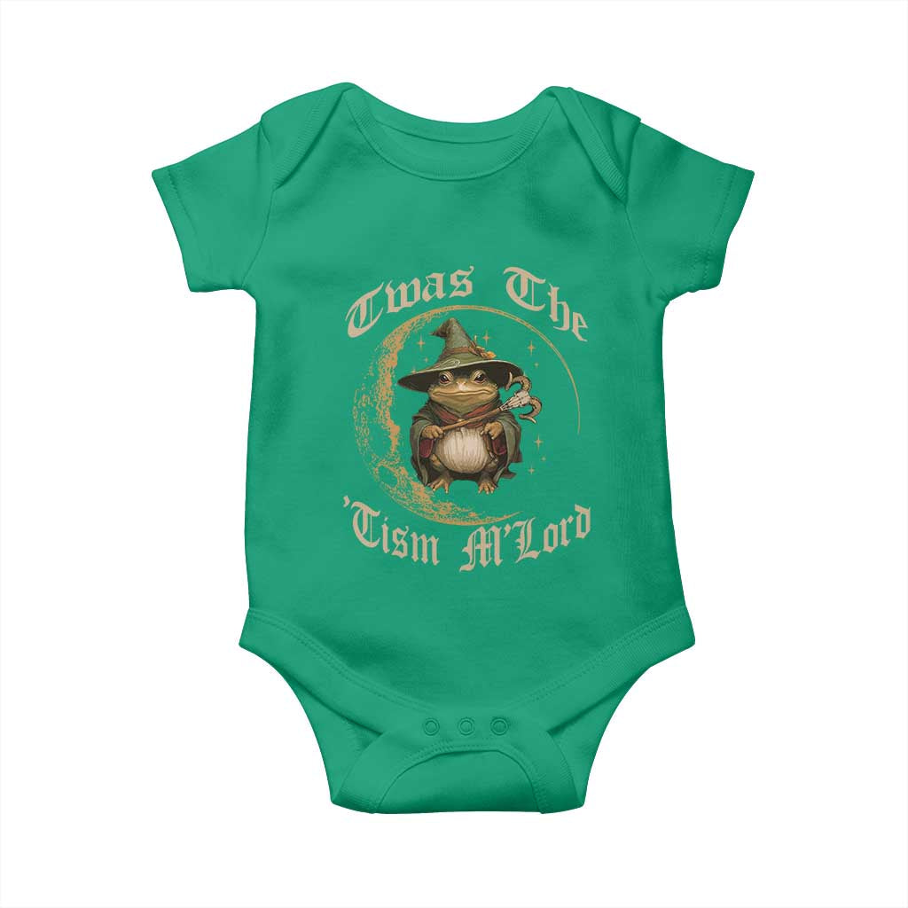 Twas the Tism MLord Frog Baby Onesie Funny Anti Social Meme
