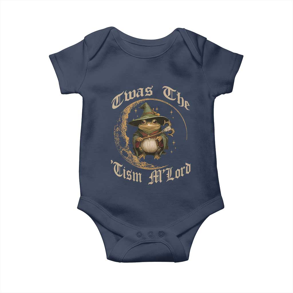 Twas the Tism MLord Frog Baby Onesie Funny Anti Social Meme