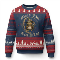 Twas the Tism MLord Frog Ugly Christmas Sweater Funny Anti Social Meme