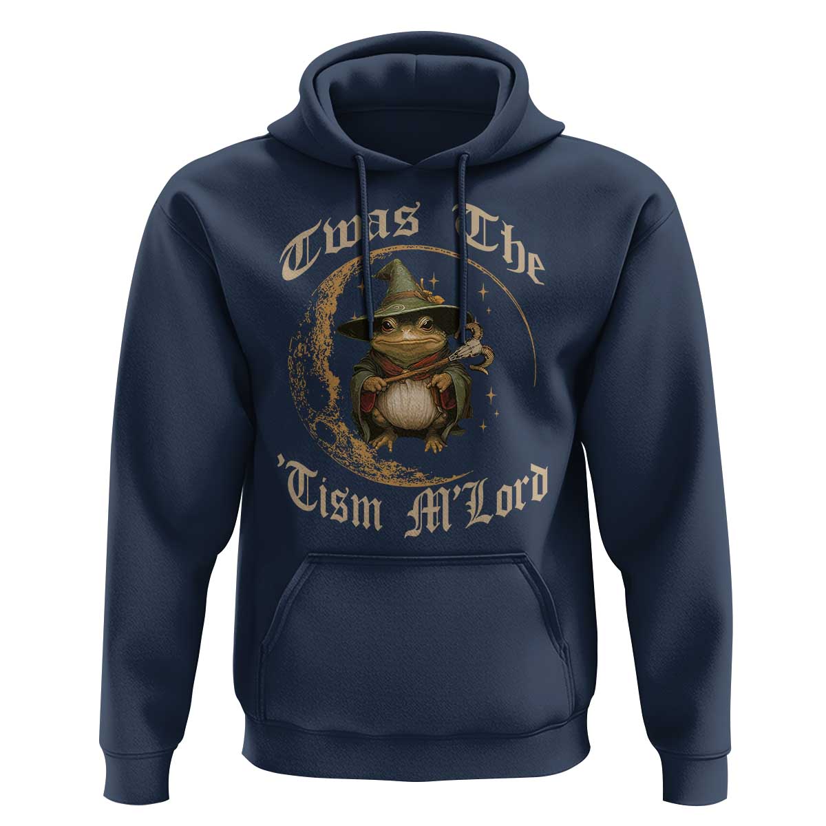 Twas the Tism MLord Frog Hoodie Funny Anti Social Meme