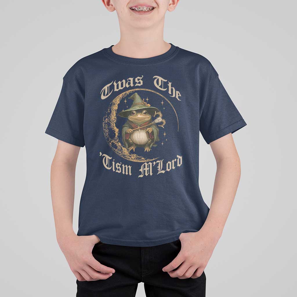 Twas the Tism MLord Frog T Shirt For Kid Funny Anti Social Meme