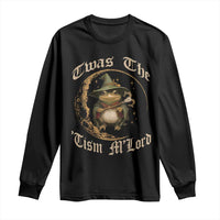 Twas the Tism MLord Frog Long Sleeve Shirt Funny Anti Social Meme