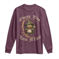 Twas the Tism MLord Frog Long Sleeve Shirt Funny Anti Social Meme