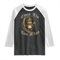 Twas the Tism MLord Frog Raglan Shirt Funny Anti Social Meme