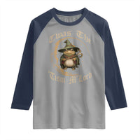 Twas the Tism MLord Frog Raglan Shirt Funny Anti Social Meme