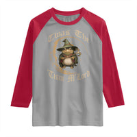 Twas the Tism MLord Frog Raglan Shirt Funny Anti Social Meme
