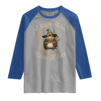 Twas the Tism MLord Frog Raglan Shirt Funny Anti Social Meme