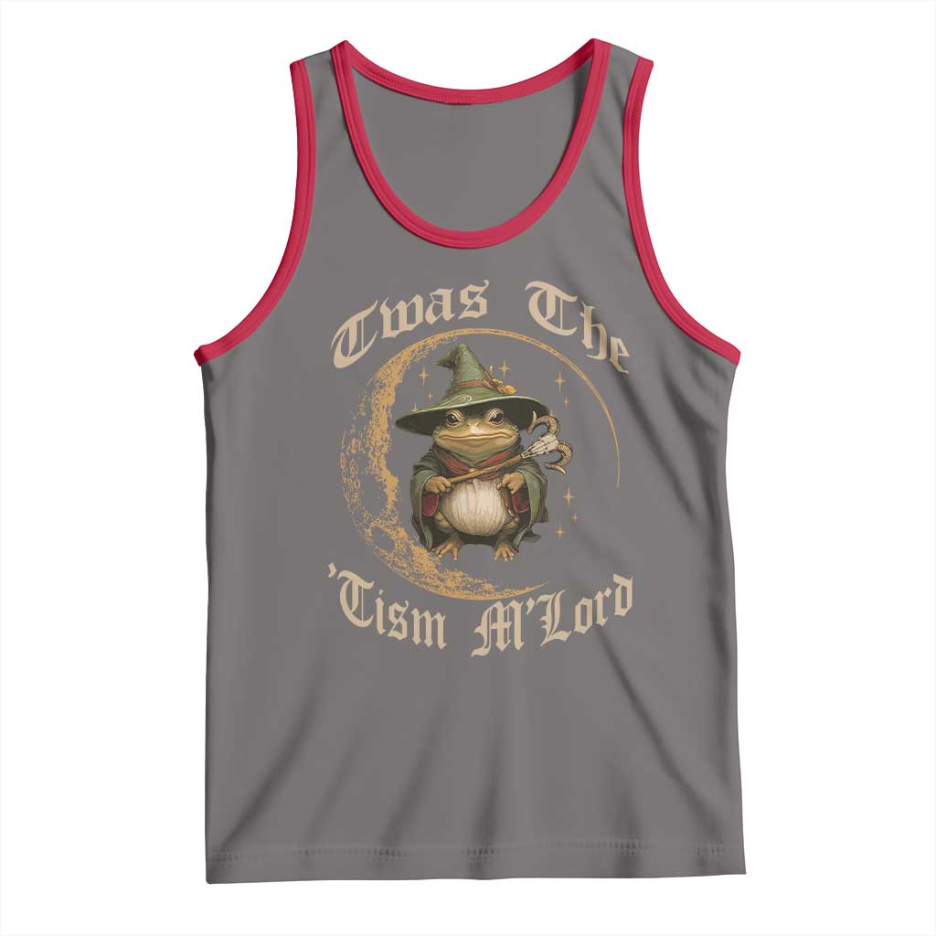 Twas the Tism MLord Frog Tank Top Funny Anti Social Meme