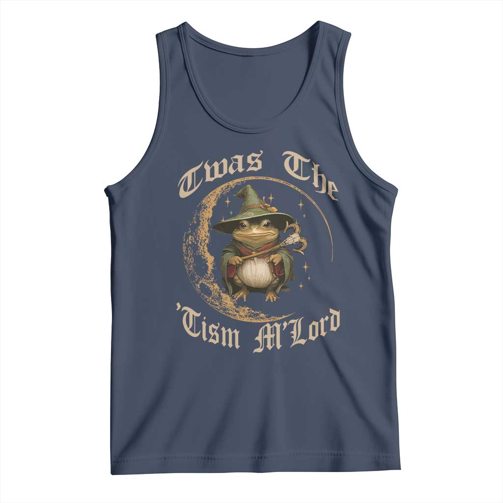 Twas the Tism MLord Frog Tank Top Funny Anti Social Meme