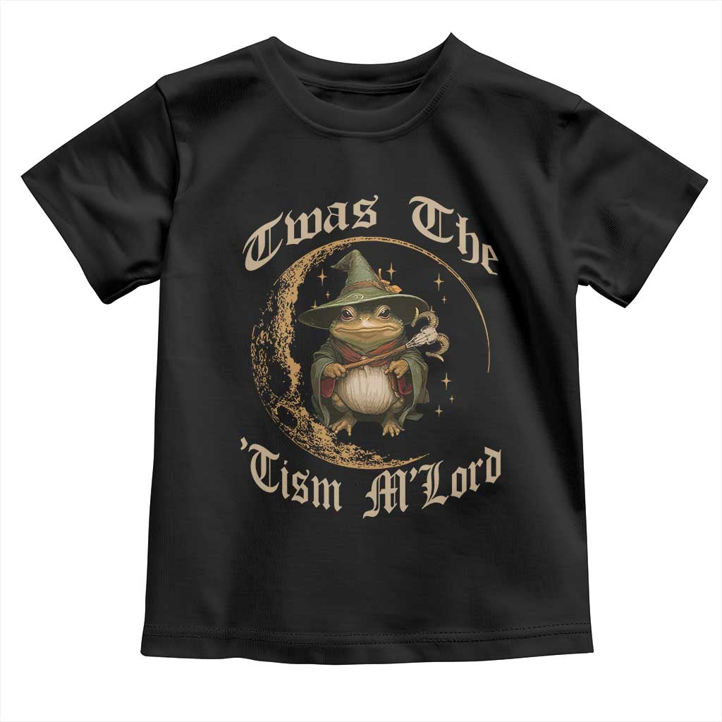 Twas the Tism MLord Frog Toddler T Shirt Funny Anti Social Meme