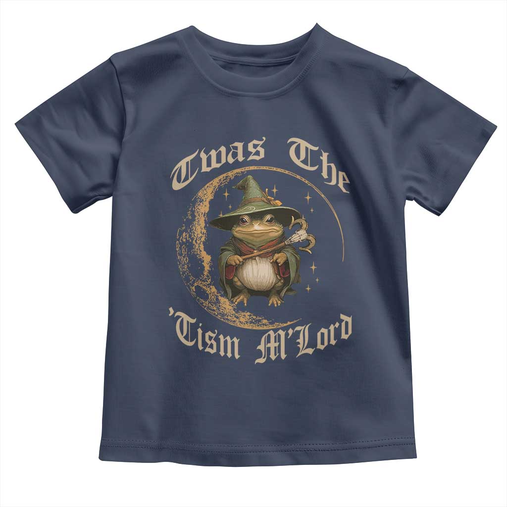 Twas the Tism MLord Frog Toddler T Shirt Funny Anti Social Meme