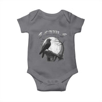 Black Crow F-Caw-F Baby Onesie Funny Raven Moon Gothic Adult Humor - Wonder Print Shop