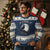 Black Crow F-Caw-F Ugly Christmas Sweater Funny Raven Moon Gothic Adult Humor - Wonder Print Shop