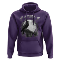 Black Crow F-Caw-F Hoodie Funny Raven Moon Gothic Adult Humor - Wonder Print Shop