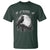 Black Crow F-Caw-F T Shirt Funny Raven Moon Gothic Adult Humor - Wonder Print Shop