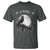 Black Crow F-Caw-F T Shirt Funny Raven Moon Gothic Adult Humor - Wonder Print Shop