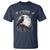 Black Crow F-Caw-F T Shirt Funny Raven Moon Gothic Adult Humor - Wonder Print Shop