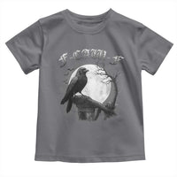 Black Crow F-Caw-F Toddler T Shirt Funny Raven Moon Gothic Adult Humor - Wonder Print Shop
