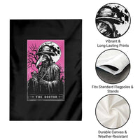 Plague Doctor Tarot Card Garden Flag Mysterious Horror Death Occult Satanic - Wonder Print Shop