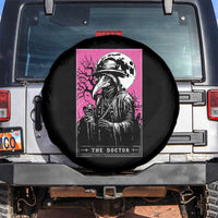 Plague Doctor Tarot Card Spare Tire Cover Mysterious Horror Death Occult Satanic - Wonder Print Shop