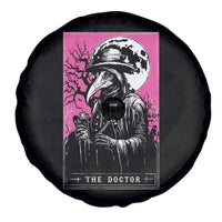 Plague Doctor Tarot Card Spare Tire Cover Mysterious Horror Death Occult Satanic - Wonder Print Shop