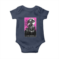 Plague Doctor Tarot Card Baby Onesie Mysterious Horror Death Occult Satanic - Wonder Print Shop