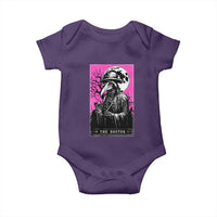 Plague Doctor Tarot Card Baby Onesie Mysterious Horror Death Occult Satanic - Wonder Print Shop