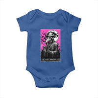 Plague Doctor Tarot Card Baby Onesie Mysterious Horror Death Occult Satanic - Wonder Print Shop