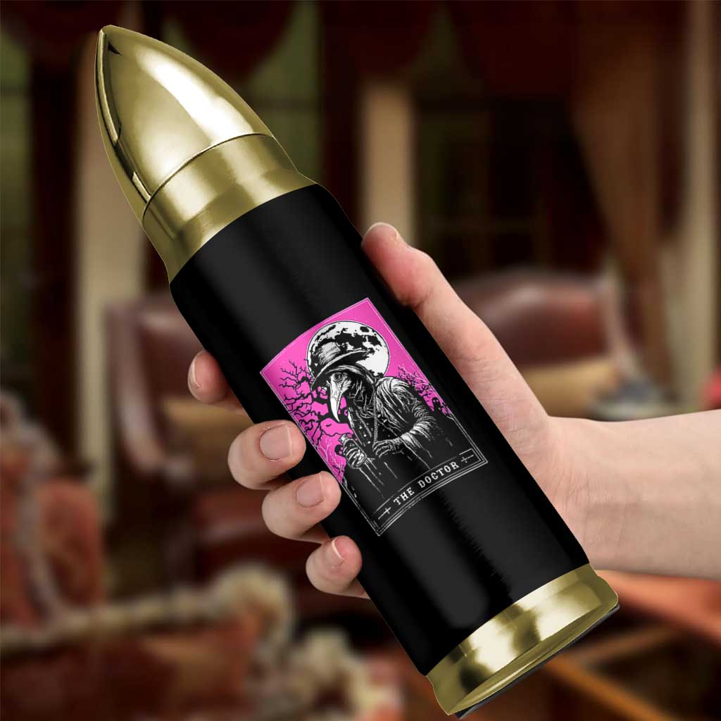 Plague Doctor Tarot Card Bullet Tumbler Mysterious Horror Death Occult Satanic - Wonder Print Shop