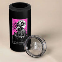 Plague Doctor Tarot Card 4 in 1 Can Cooler Tumbler Mysterious Horror Death Occult Satanic - Wonder Print Shop