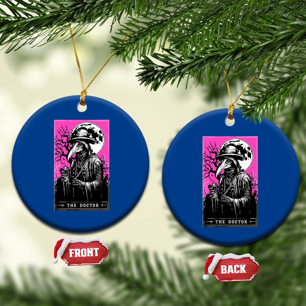 Plague Doctor Tarot Card Ceramic Ornament Mysterious Horror Death Occult Satanic - Wonder Print Shop