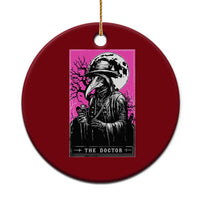 Plague Doctor Tarot Card Ceramic Ornament Mysterious Horror Death Occult Satanic - Wonder Print Shop