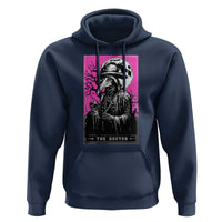 Plague Doctor Tarot Card Hoodie Mysterious Horror Death Occult Satanic - Wonder Print Shop