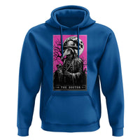 Plague Doctor Tarot Card Hoodie Mysterious Horror Death Occult Satanic - Wonder Print Shop