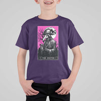 Plague Doctor Tarot Card T Shirt For Kid Mysterious Horror Death Occult Satanic - Wonder Print Shop