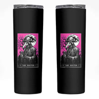 Plague Doctor Tarot Card Skinny Tumbler Mysterious Horror Death Occult Satanic - Wonder Print Shop